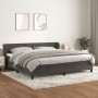 Cama box spring con colchón terciopelo gris oscuro 200x200 cm de vidaXL, Camas y somieres - Ref: Foro24-3127392, Precio: 551,...