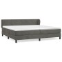 Cama box spring con colchón terciopelo gris oscuro 200x200 cm de vidaXL, Camas y somieres - Ref: Foro24-3127392, Precio: 551,...