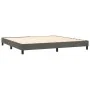 Box spring bed with dark gray velvet mattress 200x200 cm by vidaXL, Beds and slatted bases - Ref: Foro24-3127392, Price: 545,...