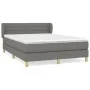 Boxspringbett mit dunkelgrauer Stoffmatratze 140x190 cm von vidaXL, Betten und Lattenroste - Ref: Foro24-3126878, Preis: 522,...