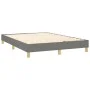 Box spring bed with dark gray fabric mattress 140x190 cm by vidaXL, Beds and slatted bases - Ref: Foro24-3126878, Price: 512,...