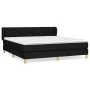 Boxspringbett mit schwarzer Stoffmatratze 180x200 cm von vidaXL, Betten und Lattenroste - Ref: Foro24-3127063, Preis: 563,79 ...