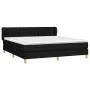 Boxspringbett mit schwarzer Stoffmatratze 180x200 cm von vidaXL, Betten und Lattenroste - Ref: Foro24-3127063, Preis: 563,79 ...