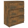 Smoked oak plywood sideboard 60x35x76 cm by vidaXL, Sideboards - Ref: Foro24-815510, Price: 71,51 €, Discount: %