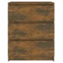 Smoked oak plywood sideboard 60x35x76 cm by vidaXL, Sideboards - Ref: Foro24-815510, Price: 71,51 €, Discount: %