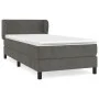 Box spring bed with dark gray velvet mattress 80x200 cm by vidaXL, Beds and slatted bases - Ref: Foro24-3127518, Price: 285,4...