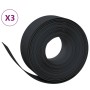 Garden edging 3 units black polyethylene 10 m 20 cm by vidaXL, Garden edging and edging - Ref: Foro24-3155457, Price: 106,13 ...