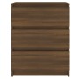 Sideboard aus braunem Eichensperrholz, 60 x 35 x 76 cm von vidaXL, Sideboards - Ref: Foro24-815512, Preis: 81,61 €, Rabatt: %