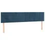 Box spring bed with dark blue velvet mattress 200x200 cm by vidaXL, Beds and slatted bases - Ref: Foro24-3127515, Price: 579,...