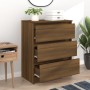 Sideboard aus braunem Eichensperrholz, 60 x 35 x 76 cm von vidaXL, Sideboards - Ref: Foro24-815512, Preis: 81,61 €, Rabatt: %