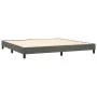 Box spring bed with dark gray velvet mattress 200x200 cm by vidaXL, Beds and slatted bases - Ref: Foro24-3127452, Price: 538,...