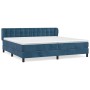 Boxspringbett mit dunkelblauer Samtmatratze 200x200 cm von vidaXL, Betten und Lattenroste - Ref: Foro24-3127755, Preis: 598,8...