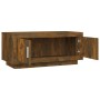 Engineered wood smoked oak coffee table 102x50x45 cm by vidaXL, Coffee table - Ref: Foro24-817231, Price: 65,97 €, Discount: %