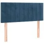Box spring bed with dark blue velvet mattress 80x200 cm by vidaXL, Beds and slatted bases - Ref: Foro24-3127581, Price: 264,3...
