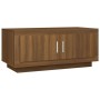 Engineered wood coffee table in brown oak 102x50x45 cm by vidaXL, Coffee table - Ref: Foro24-817233, Price: 60,51 €, Discount: %