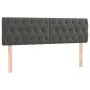 Box spring bed with dark gray velvet mattress 140x200 cm by vidaXL, Beds and slatted bases - Ref: Foro24-3127674, Price: 428,...