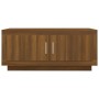 Engineered wood coffee table in brown oak 102x50x45 cm by vidaXL, Coffee table - Ref: Foro24-817233, Price: 60,51 €, Discount: %
