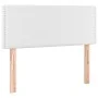 Box spring bed with white synthetic leather mattress 90x190 cm by vidaXL, Beds and slatted bases - Ref: Foro24-3127224, Price...