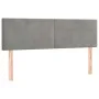 Box spring bed with light gray velvet mattress 140x190 cm by vidaXL, Beds and slatted bases - Ref: Foro24-3127367, Price: 448...