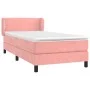 Cama box spring con colchón terciopelo rosa 80x200 cm de vidaXL, Camas y somieres - Ref: Foro24-3127402, Precio: 272,89 €, De...