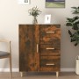 Sideboard aus geräuchertem Eichenholzwerkstoff, 69,5 x 34 x 90 cm von vidaXL, Sideboards - Ref: Foro24-817351, Preis: 67,30 €...
