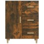 Sideboard aus geräuchertem Eichenholzwerkstoff, 69,5 x 34 x 90 cm von vidaXL, Sideboards - Ref: Foro24-817351, Preis: 67,30 €...