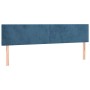 Cama box spring con colchón terciopelo azul oscuro 180x200 cm de vidaXL, Camas y somieres - Ref: Foro24-3127389, Precio: 554,...