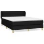 Boxspringbett mit schwarzer Stoffmatratze 140x200 cm von vidaXL, Betten und Lattenroste - Ref: Foro24-3126887, Preis: 466,84 ...