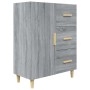 Aparador de madera de ingeniería gris Sonoma 69,5x34x90 cm de vidaXL, Aparadores - Ref: Foro24-817352, Precio: 77,97 €, Descu...