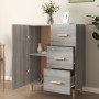 Sonoma-graues Sideboard aus Holzwerkstoff, 69,5 x 34 x 90 cm von vidaXL, Sideboards - Ref: Foro24-817352, Preis: 77,97 €, Rab...
