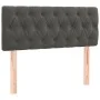 Box spring bed with dark gray velvet mattress 90x200 cm by vidaXL, Beds and slatted bases - Ref: Foro24-3127650, Price: 315,7...