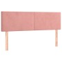 Box spring bed with pink velvet mattress 140x190 cm by vidaXL, Beds and slatted bases - Ref: Foro24-3127372, Price: 438,73 €,...