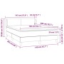 Boxspringbett mit rosa Samtmatratze 140x200 cm von vidaXL, Betten und Lattenroste - Ref: Foro24-3127378, Preis: 426,68 €, Rab...