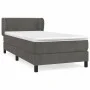 Box spring bed with dark gray velvet mattress 80x200 cm by vidaXL, Beds and slatted bases - Ref: Foro24-3127398, Price: 285,2...