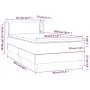 Box spring bed with dark gray velvet mattress 80x200 cm by vidaXL, Beds and slatted bases - Ref: Foro24-3127398, Price: 285,2...