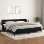 Box spring bed with black velvet mattress 200x200 cm by vidaXL, Beds and slatted bases - Ref: Foro24-3127693, Price: 589,34 €...