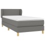 Boxspringbett mit dunkelgrauer Stoffmatratze 90x190 cm von vidaXL, Betten und Lattenroste - Ref: Foro24-3126686, Preis: 322,9...