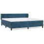 Boxspringbett mit dunkelblauer Samtmatratze 200x200 cm von vidaXL, Betten und Lattenroste - Ref: Foro24-3127635, Preis: 569,7...