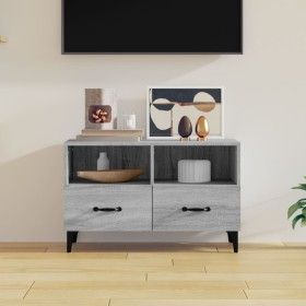 Möbel für TV aus grauem Sonoma-Sperrholz 80x30x30 cm von vidaXL, TV-Möbel - Ref: Foro24-817493, Preis: 50,22 €, Rabatt: %