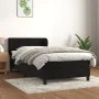 Box spring bed with black velvet mattress 100x200 cm by vidaXL, Beds and slatted bases - Ref: Foro24-3127477, Price: 314,02 €...