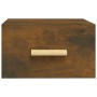 Wand-Nachttische, 2 Stück, Farbe Eiche geräuchert, 35 x 35 x 20 cm von vidaXL, Nachttische - Ref: Foro24-817574, Preis: 40,83...