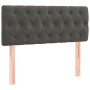 Box spring bed with dark gray velvet mattress 90x190 cm by vidaXL, Beds and slatted bases - Ref: Foro24-3127644, Price: 319,3...