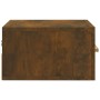 Wand-Nachttische, 2 Stück, Farbe Eiche geräuchert, 35 x 35 x 20 cm von vidaXL, Nachttische - Ref: Foro24-817574, Preis: 40,83...