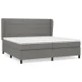 Box spring bed with dark gray fabric mattress 200x200 cm by vidaXL, Beds and slatted bases - Ref: Foro24-3127990, Price: 678,...