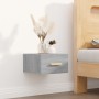 Wand-Nachttische 2 Stück Sonoma graue Farbe 35x35x20 cm von vidaXL, Nachttische - Ref: Foro24-817576, Preis: 41,61 €, Rabatt: %