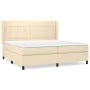 Boxspringbett mit cremefarbener Stoffmatratze 200x200 cm von vidaXL, Betten und Lattenroste - Ref: Foro24-3127994, Preis: 614...