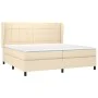 Boxspringbett mit cremefarbener Stoffmatratze 200x200 cm von vidaXL, Betten und Lattenroste - Ref: Foro24-3127994, Preis: 614...