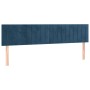 Box spring bed with dark blue velvet mattress 180x200 cm by vidaXL, Beds and slatted bases - Ref: Foro24-3127629, Price: 566,...