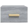 Wand-Nachttische 2 Stück Sonoma graue Farbe 35x35x20 cm von vidaXL, Nachttische - Ref: Foro24-817576, Preis: 41,61 €, Rabatt: %