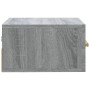 Wall bedside tables 2 pcs Sonoma gray color 35x35x20 cm by vidaXL, Nightstands - Ref: Foro24-817576, Price: 41,61 €, Discount: %